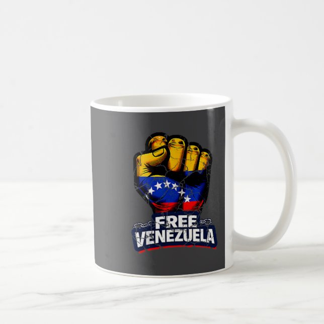 Venezuela Flag Venezuela Libre 2026  Kaffeetasse (Rechts)