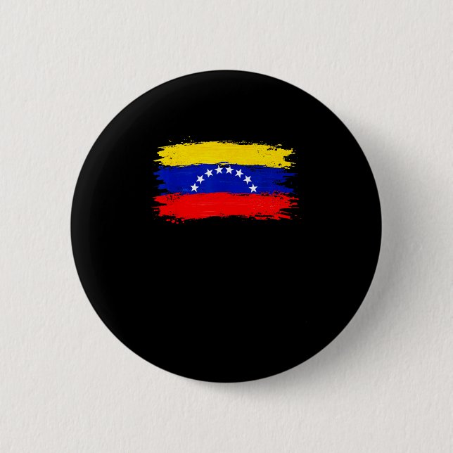Venezuela-Flagge 2026 Libre Frieden  Button (Vorderseite)