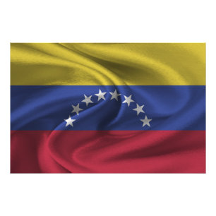 Venezuela-Flagge Fotodruck