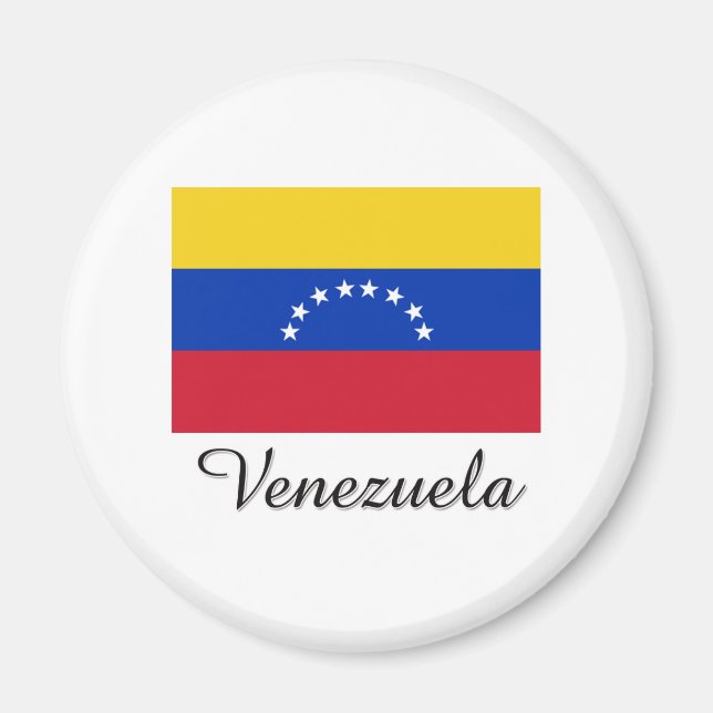 Venezuela-Flaggendesign Magnet (Vorne)