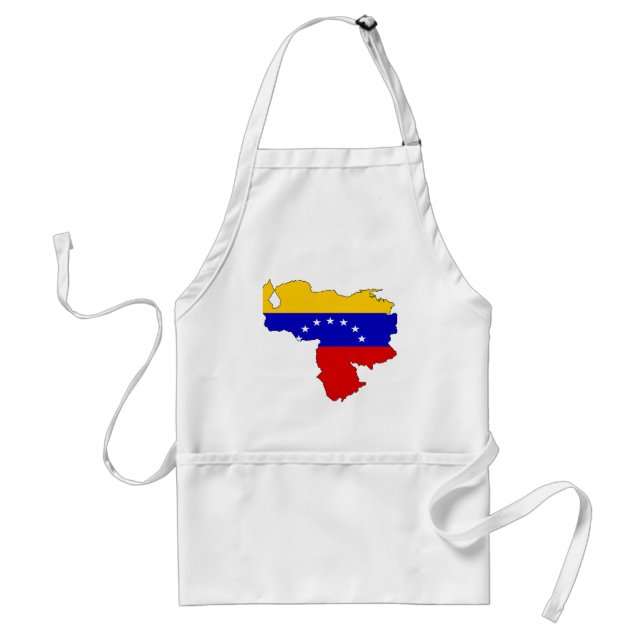 Venezuela-Flaggenkarte Schürze (Vorne)