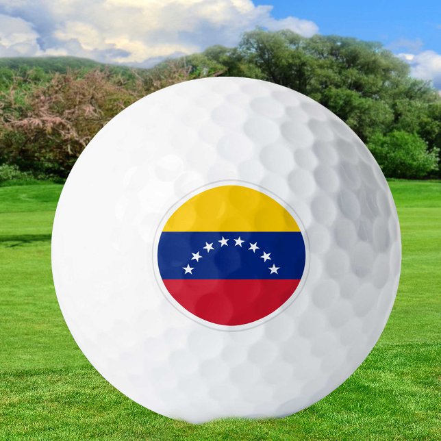 Venezuela Golf Balls, Flaggengolfer / Patrioten Golfball (Von Creator hochgeladen)