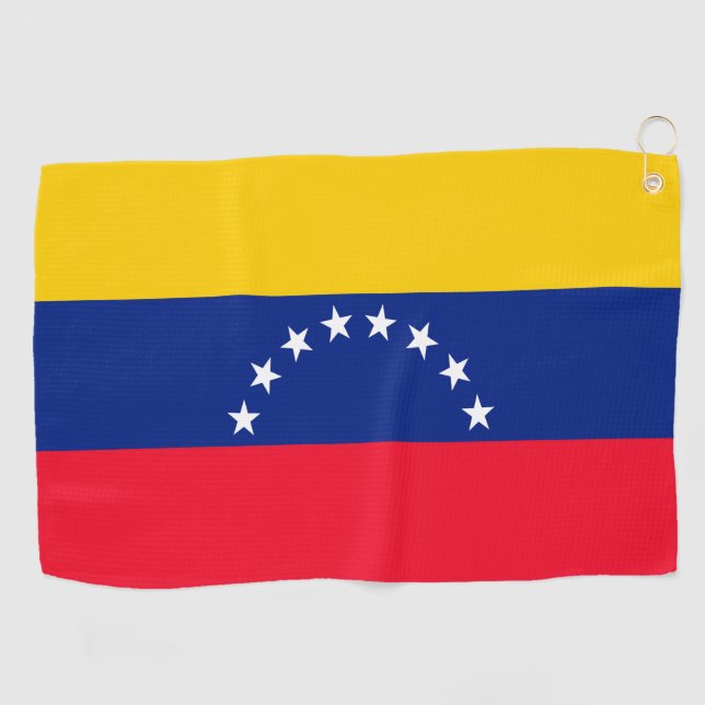 Venezuela Golfhandtuch (Horizontal)