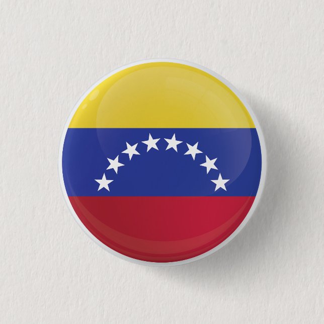 Venezuela-Ikonenflagge Button (Vorderseite)