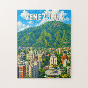 Venezuela Illustration Reise Kunst Vintage