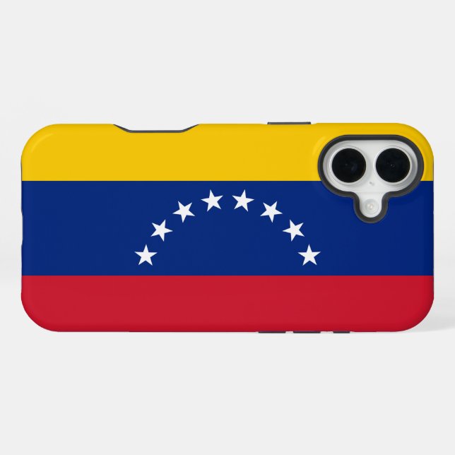 Venezuela iPhone 16 Plus Hülle (Rückseite (Horizontal))