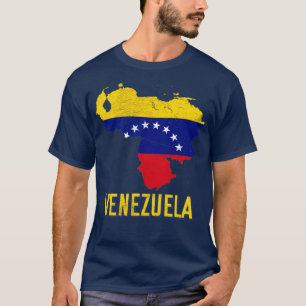 Venezuela Karte Venezuelas Flagge T-Shirt