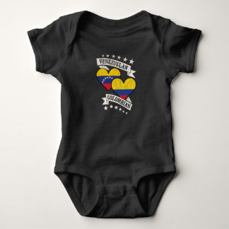 Venezuela Kolumbien Herzflags Venezuela Kolumbien Baby Strampler