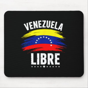 Venezuela Libre 2026 Venezuela Herz Flagge  Mousepad