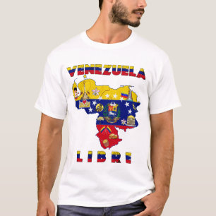 Venezuela Libre - Kostenloses Venezuela-Karten-T-S T-Shirt