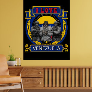 Venezuela Libre Maduro Live Gefangen T-Shirt Poster