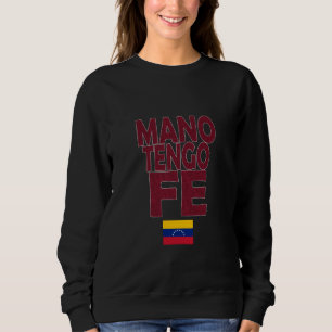 Venezuela Mano tengo Fe Vinotinto Tshirt pour femm