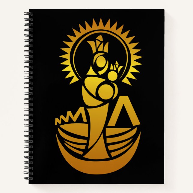 Venezuela Maracaibo Virgen Chinita Chiquinquira Notizbuch (Vorderseite)