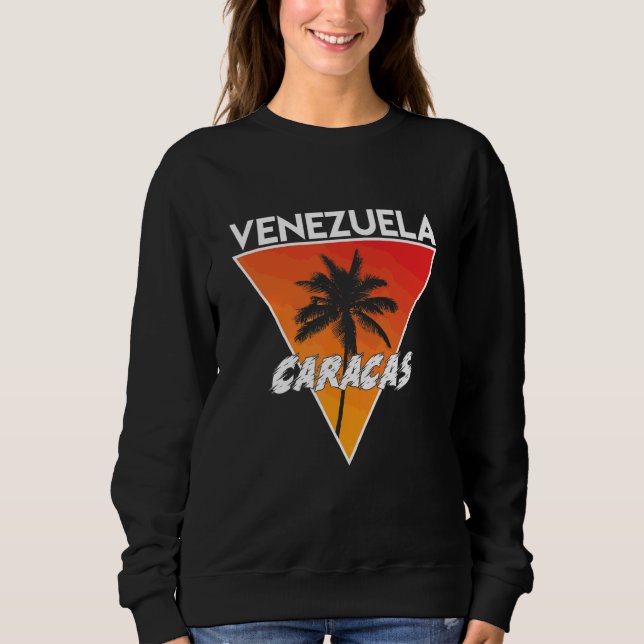 Venezuela mit sonnigen Farben Sweatshirt (Vorderseite)