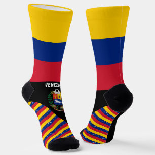 Venezuela, Mode, venezolanische Fahne, patriotisch Socken