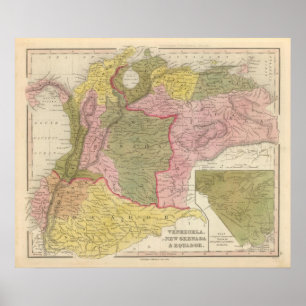 Venezuela, New Grenada und Equador 2 Poster