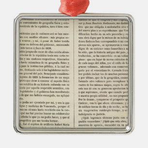 Venezuela Ornament Aus Metall