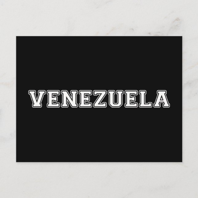 Venezuela Postkarte (Vorderseite)