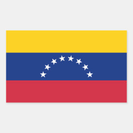 Venezuela Rechteckiger Aufkleber