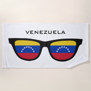 VENEZUELA schattiert kundenspezifisches Strandtuch
