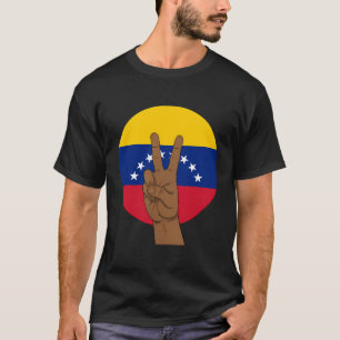 Venezuela stolz venezolanische Flagge hispanischer T-Shirt