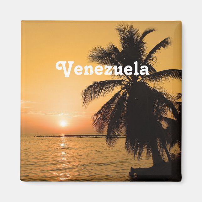 Venezuela Sunset Magnet (Vorne)