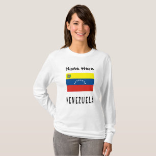 Venezuela und venezolanische Flagge Personalisiert T-Shirt