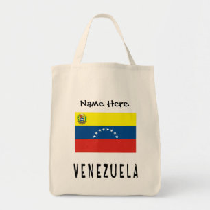 Venezuela Venezolanische Flagge Personalisierter N Tragetasche