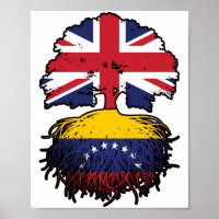 Venezuela Venezuelas Britische Tree Roots Flag