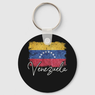 Venezuela Vintage Flagge Venezuelas Pride Roots Schlüsselanhänger