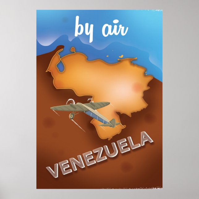 venezuela vintage reise poster (Vorne)