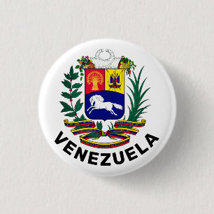 Venezuela-Wappen Button