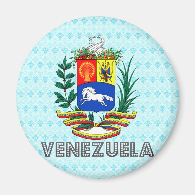 Venezuela-Wappen Magnet (Vorne)