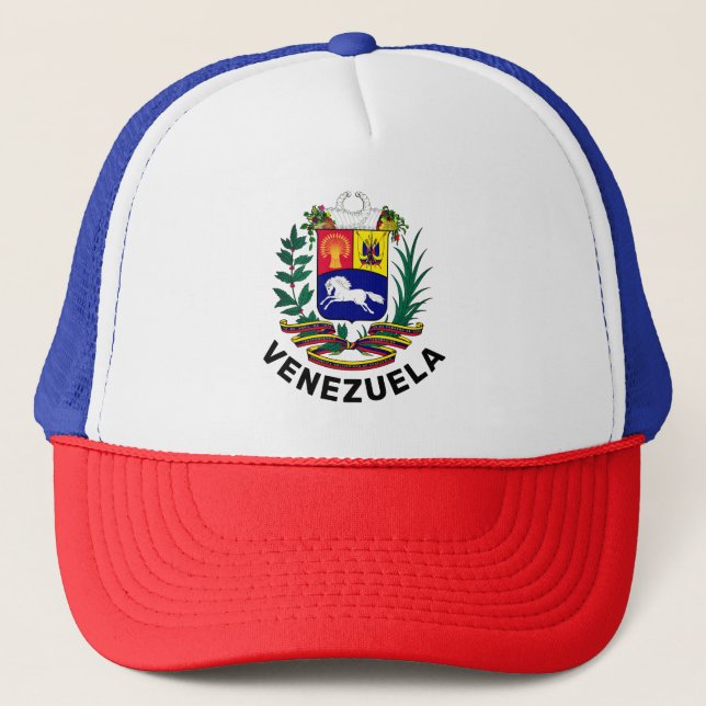 Venezuela-Wappen Truckerkappe (Vorderseite)