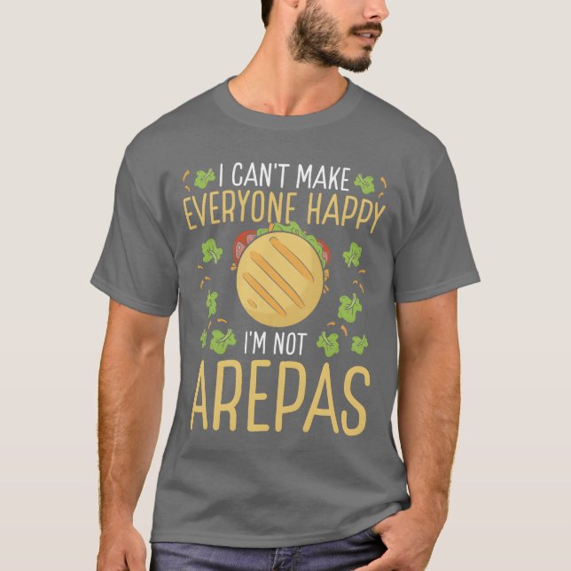Venezuelan Arepa Lover Colombian Food Arepas Maker T-Shirt (Vorderseite)