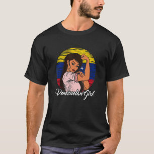Venezuelan Flag Venezuela Venezuelan Mädchen T-Shirt