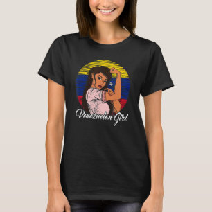 Venezuelan Flag Venezuela Venezuelan Mädchen T-Shirt