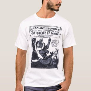 "Vengeance de Tarzan" 1920 T-shirts vintages