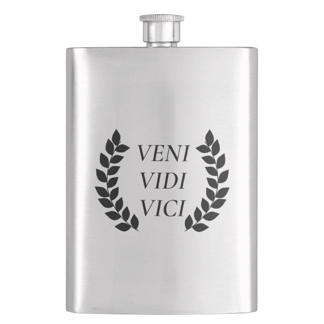 Veni Vidi Vici Flachmann (Vorderseite)