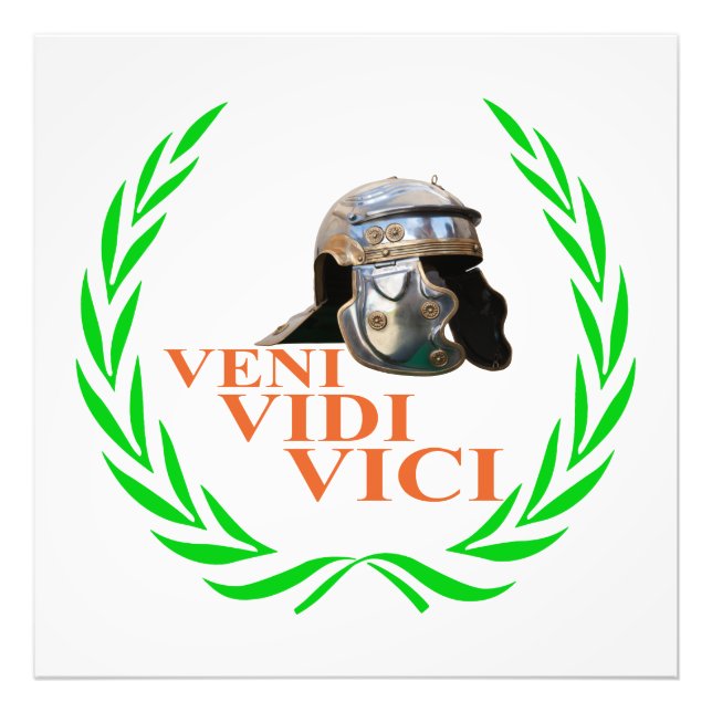 Veni Vidi Vici Fotodruck (Vorne)
