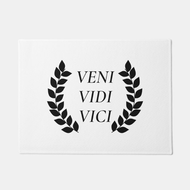 Veni Vidi Vici Fußmatte (Vorderseite)
