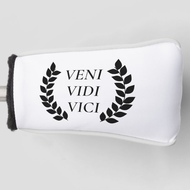 Veni Vidi Vici Golf Headcover (Vorderseite)