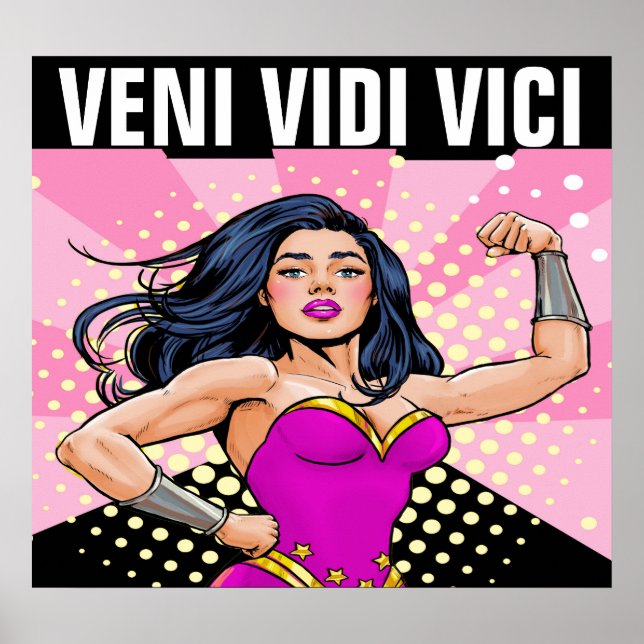 Veni Vidi Vici - I CONQUERED Poster (Vorne)
