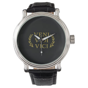 Veni Vidi Vici lustiger Spiel-Sieger Armbanduhr
