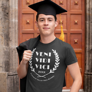 Veni Vidi Vici lustiges Abschluss-Klassen-Jahr T-Shirt