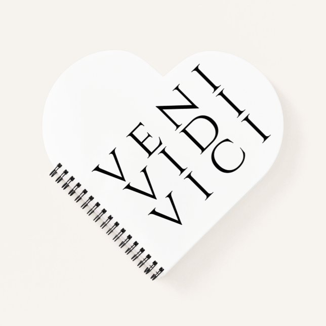 Veni Vidi Vici Notizbuch (Vorderseite)