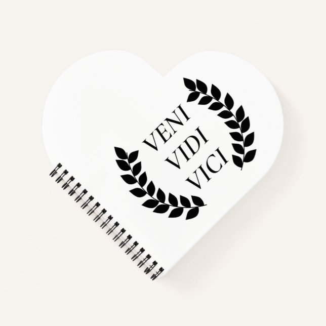 Veni Vidi Vici Notizbuch (Vorderseite)