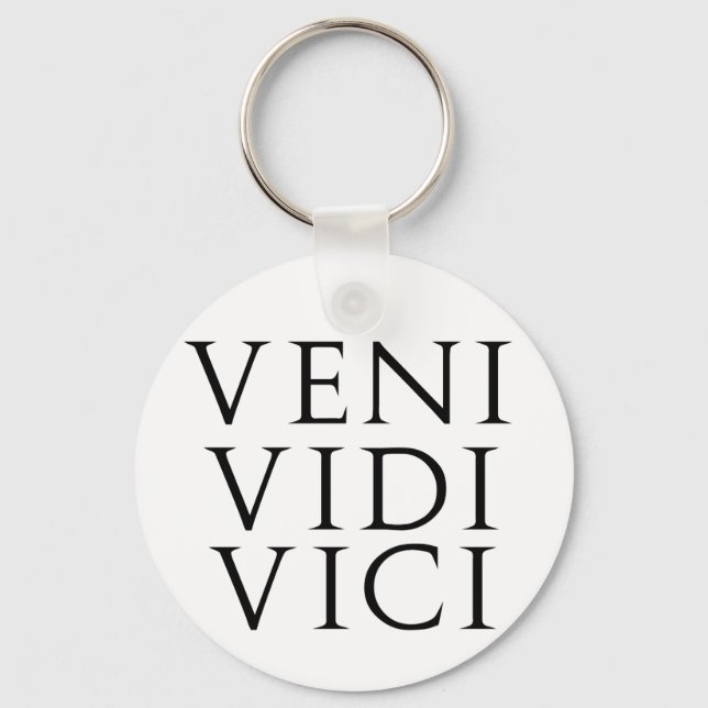 Veni Vidi Vici Schlüsselanhänger (Vorderseite)