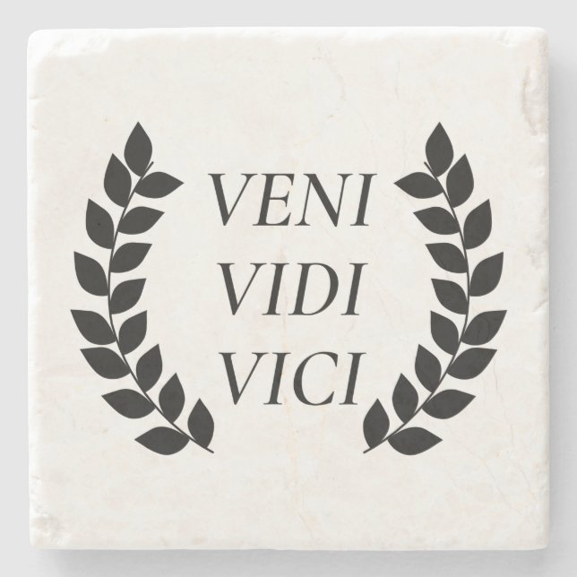 Veni Vidi Vici Steinuntersetzer (Vorderseite)