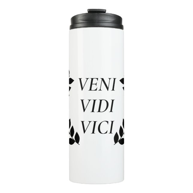 Veni Vidi Vici Thermosbecher (Vorderseite)